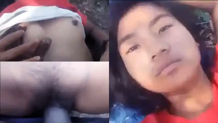 ABG Pamit Kepasar Malah Ngewe Dikebon