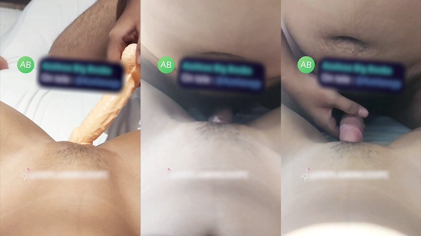 Azela Dipuasin Pacar Pake Dildo & Kontol