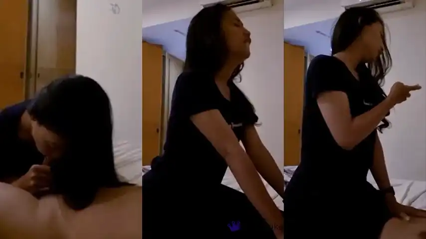 Digoyang Pacar Cantik Dihotel Sampe Crot