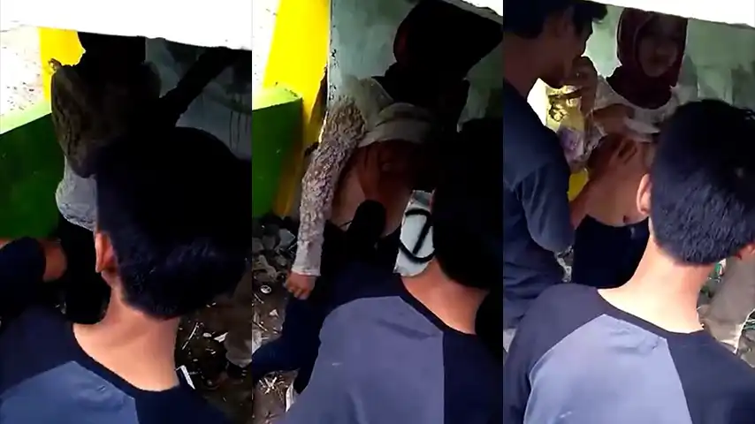 Gadis Jilbab Nakal Digrepe Teman Kelas