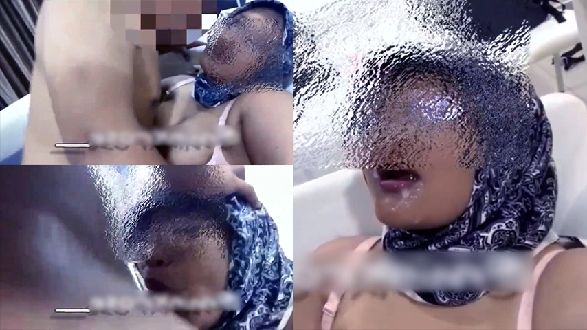 Genjot Tante Minxrose Berhijab Crot di Mulut