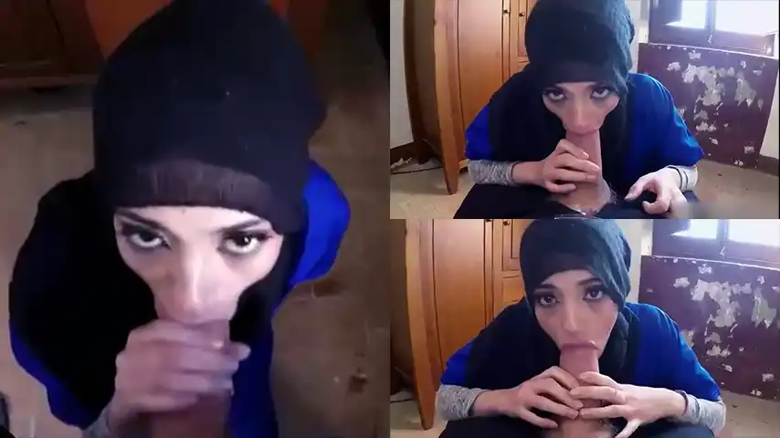 Hijab Cewe Arab Isep Kontol Gede