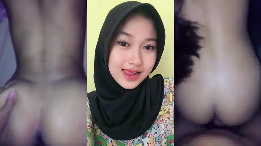 Hijab Ngewe Doggy Pacar Ditoilet