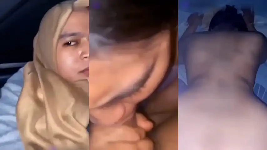 Hijab Sukanya Sepong Kntl Didalem Mobil