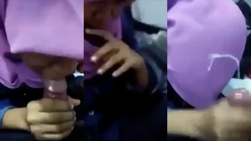 Jilbab Baru Mau Ngemut Udah Crot