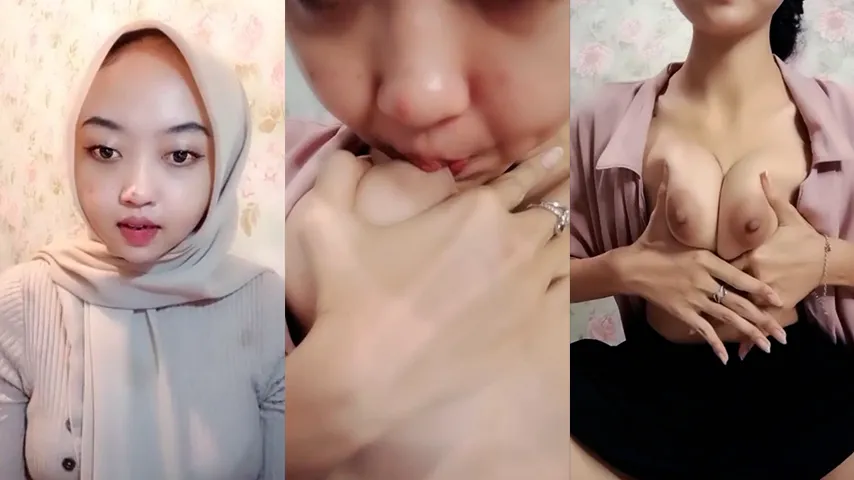 Kak Lili Lepas Hijab Kenyot Uting