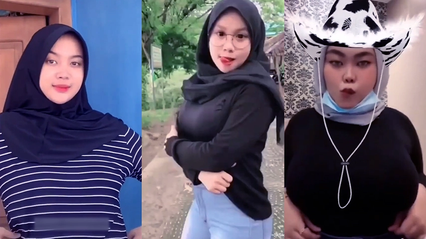 Kumpulan Tiktokers Hijab Toge Baju Ketat