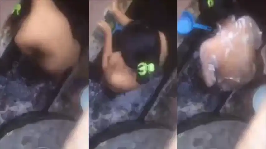 Ngintip Binor Cakep Mandi Sore