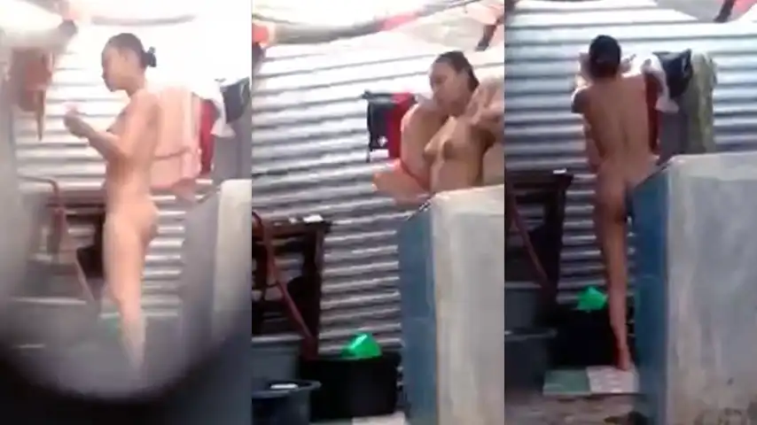 Ngintip Gadis Tetangga Sebelah Rumah Mandi