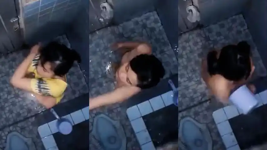 Ngintip Tante Binor Lagi Mandi