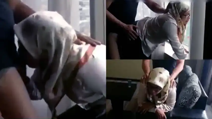 Tante Hijab Dientot Anak Tiri Anal