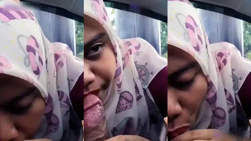 Tante Jilbab Kulum Kontol Didalam Mobil
