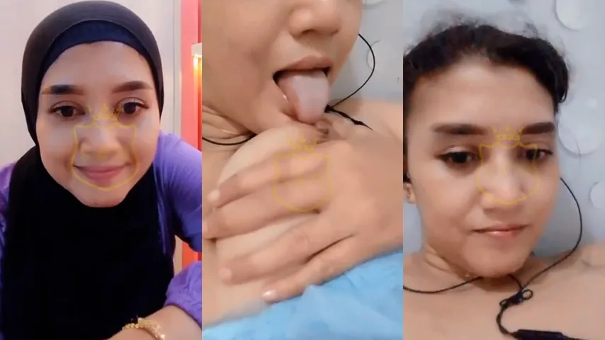 VCS Amel Lepas Hijab Jilat Uting