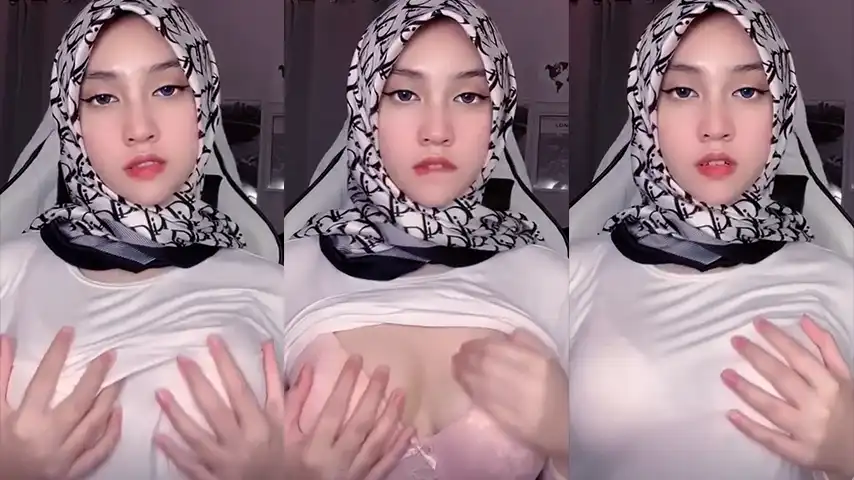 Viral Cewe Putih Mulus Remas Toket